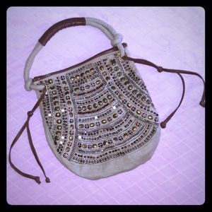 Aldo Beaded Tote Bag